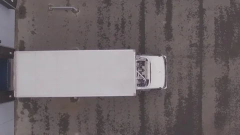 Top View of a Truck Video stock 90231883