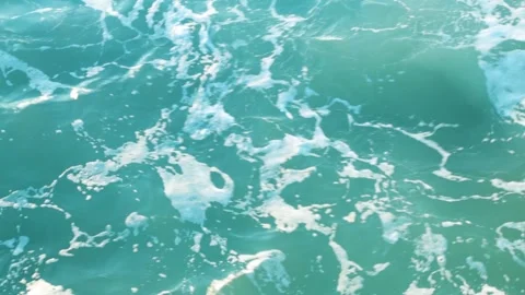 Top view of turquoise Sea surface. The texture of sea water. Transparent Stock Footage 145977762