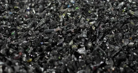 Top view of used batteries for sorting, recycling and utilization. Stock Footage 151846384