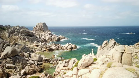 Top view of the VALLE DELLA LUNA in Sardinia Stock Footage 157675797