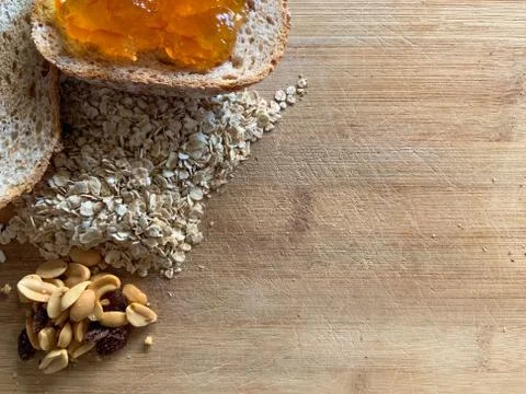 Top View Of Vegetables With Copyspace. Stock Photos