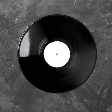 Top view vinyl disk. Beautiful photo Foto stock