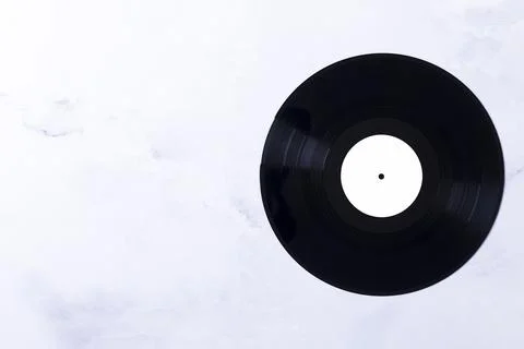 Top view vinyl disk. High quality and resolution beautiful photo concept Stock Photos