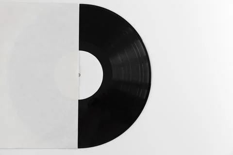 Top view vinyl record arrangement イラスト素材