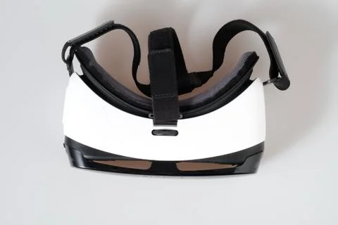 Top view VR virtual reality glasses  on white background Stock Photos