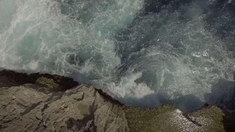 Top view of wave. Stock Footage 82044950