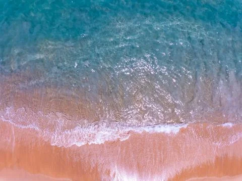Top view waves background, Natural background photo sea texture with waves .. Stock Photos