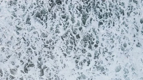 Top view of the waves Stock Footage 157450003