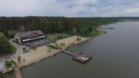 Top view of the wedding ceremony 库存影片 82342683