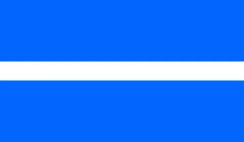 Top view of White Line flag, no flagpole. Plane design, layout. Flag backgrou Stock Illustration