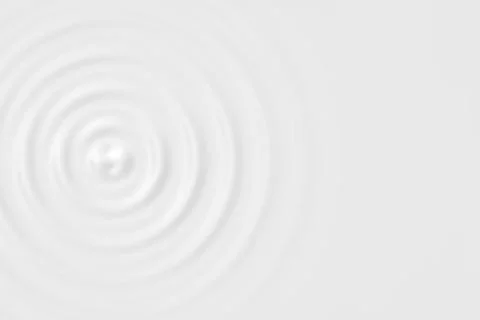 Top view of white water ring or white cream surface, soft background texture Stock Illustration