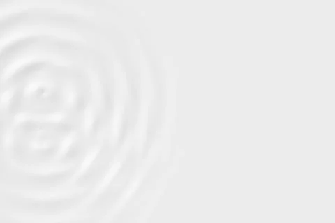 Top view of white water ring or white cream surface, soft background texture Stock Illustration