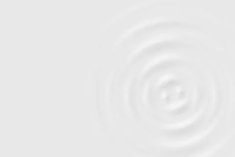 Top view of white water ring or white oil surface, soft background texture Stock Illustration