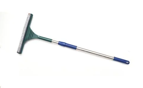 Top view of window squeegee isolated on white, clipping path Stock Photos
