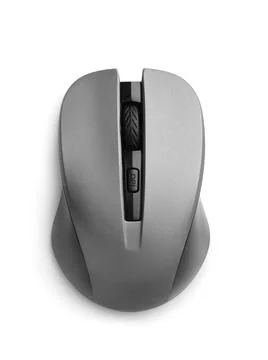 Top view of wireless computer mouse Stock Photos