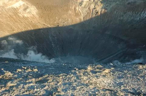 The top of the volcano Stock-Fotos