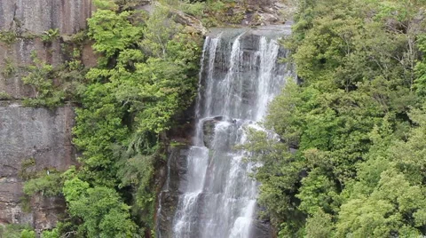 Top of a waterfall Stock Footage 1240104