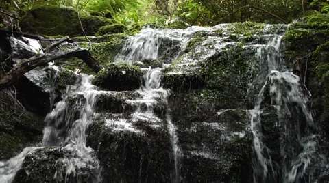 Top of Waterfall Stock Footage 44080405