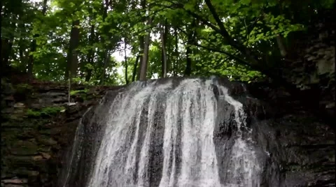 Top Of Waterfall Stock Footage 50615062