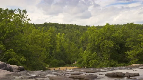 The top of a waterfall Stock-Footage 52425366