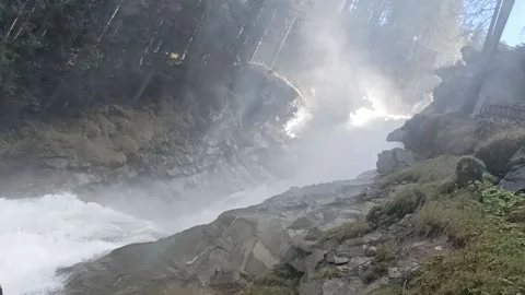 Top of the waterfall Stock Footage 218167094