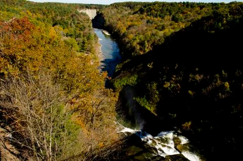 On Top of the Waterfall Stock Photos