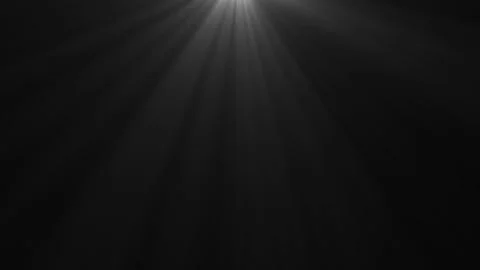 Top White light color rays bright lens flare flashes leak animation on black Stock Footage 301572008