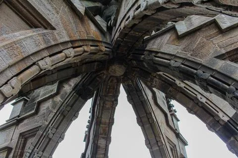 Top of William Wallace Monument Stock Photos