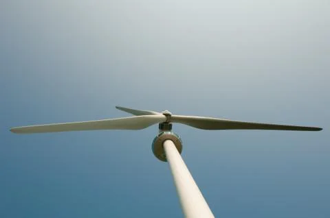 Top of windmill with copyspace Stock Photos