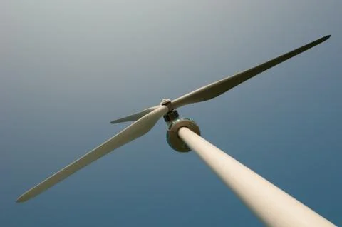 Top of windmill with copyspace Stock Photos