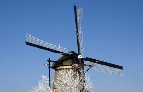 Top of a windmill Stock Photos