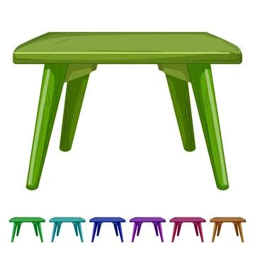 Top wood table cartoon vector graphic Stock Illustration