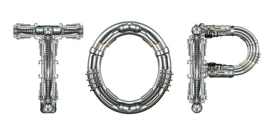 Top, word concept technically Stock Illustration