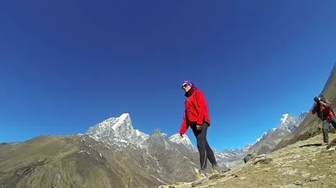 At the top of the world! Stock Footage 24673771