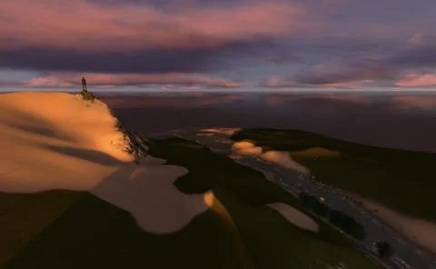 On the top of world Stock Illustration