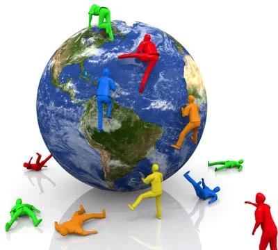 Top Of The World Ilustração Stock