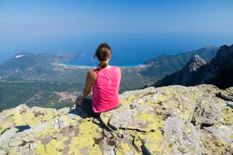 On top of the world Stock Photos