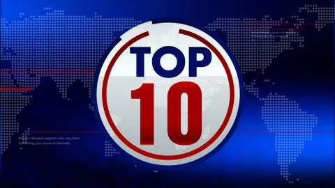 Top10 Illustrazione stock