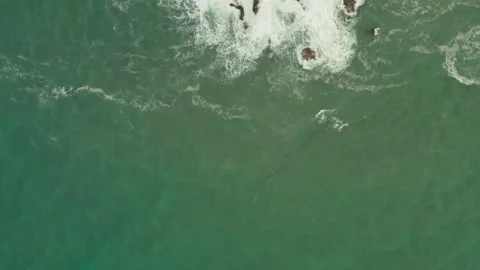Topdown aerial of seafort Stock Footage 292976420