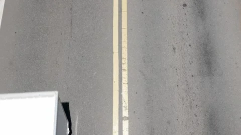 Topdown view to the main road in the mmega city of Taipei inn Taiwan while .. Stock Footage 304097826