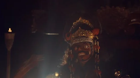 Topeng Dance 1 Stock Footage 242016825