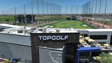 Topgolf in Las Vegas, Stock Video