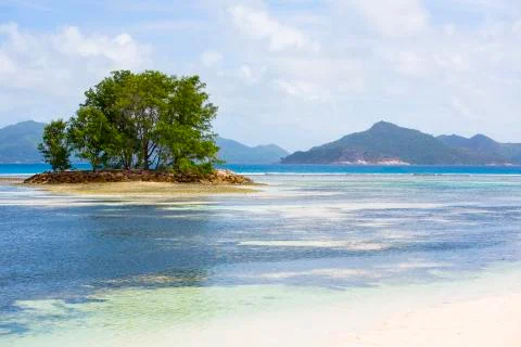 Topical island 库存照片