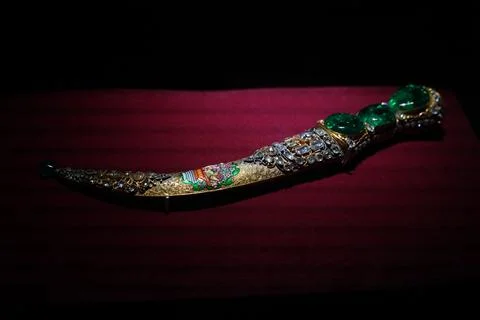 Topkapi Dagger in Topkapi Palace, Istanbul, Turkiye Stock Photos