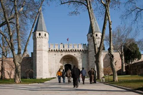 Topkapi entrance Stock Photos
