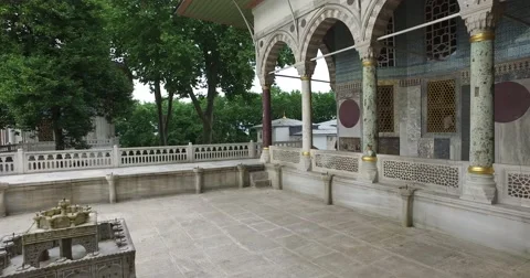 Topkapi Palace an architectural monument and museum Stock Footage 64210777