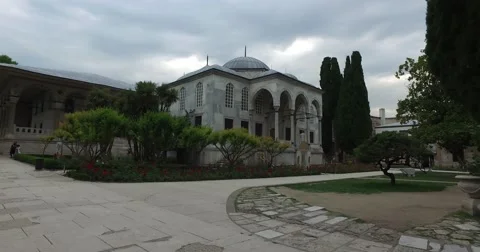 Topkapi Palace an architectural monument and museum Stock Footage 64211200