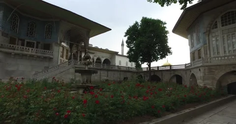 Topkapi Palace  an architectural monument and museum Stock Footage 64211505