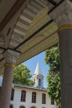 Topkapi palace architecture Stock Photos
