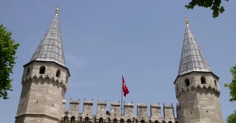 Topkapı Palace Entrance Stock Footage 75718800